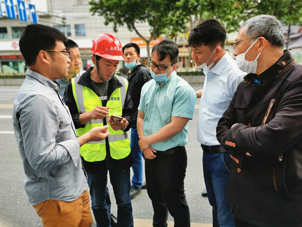 省住建廳檢查組蒞臨鼓樓區檢查排水管網養護工作